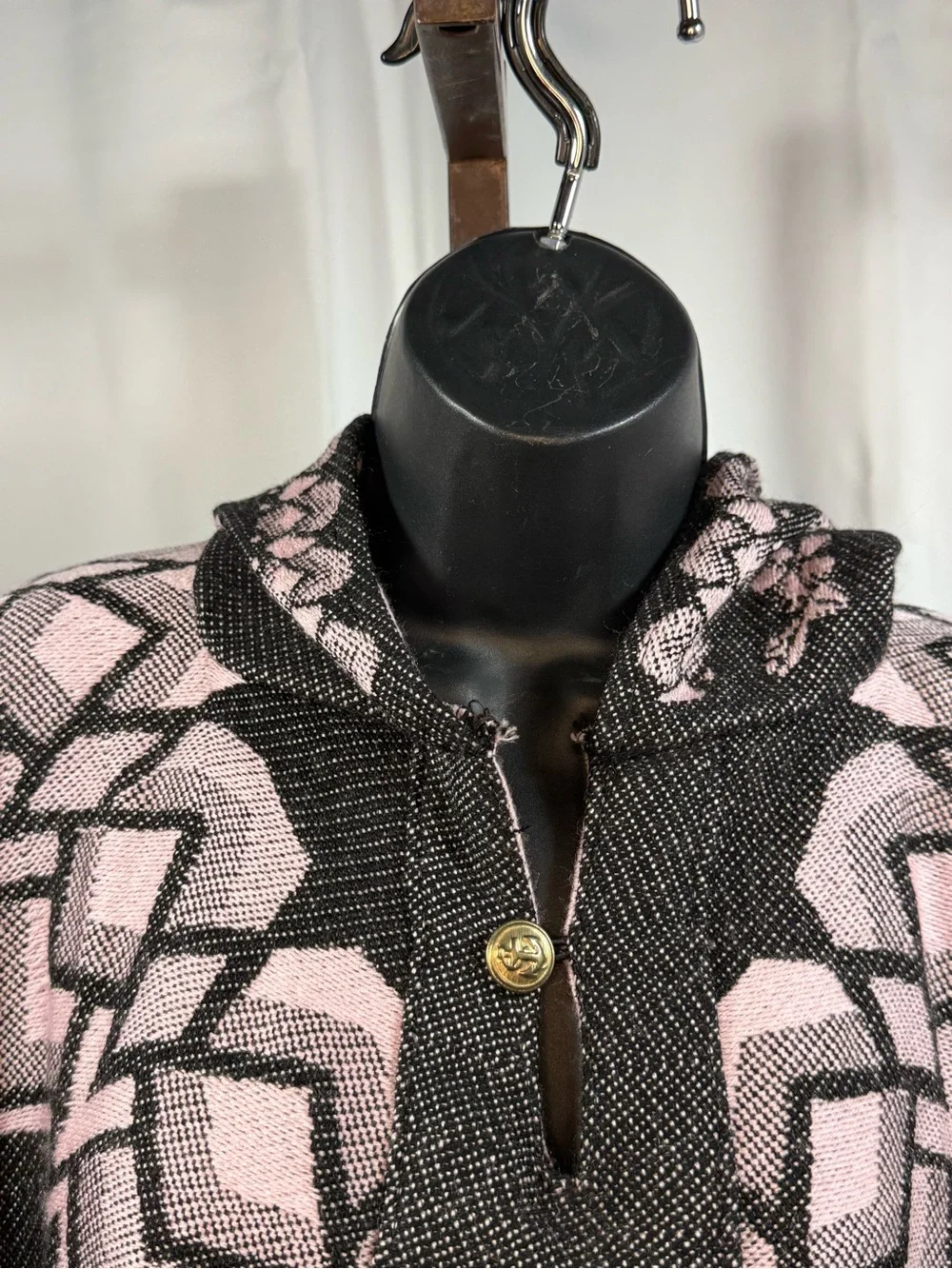 Hummingbird & Sunflower Hooded Poncho | One Size